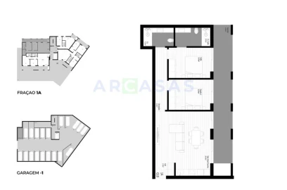 Apartamento T2 para Venda em Pedrouços