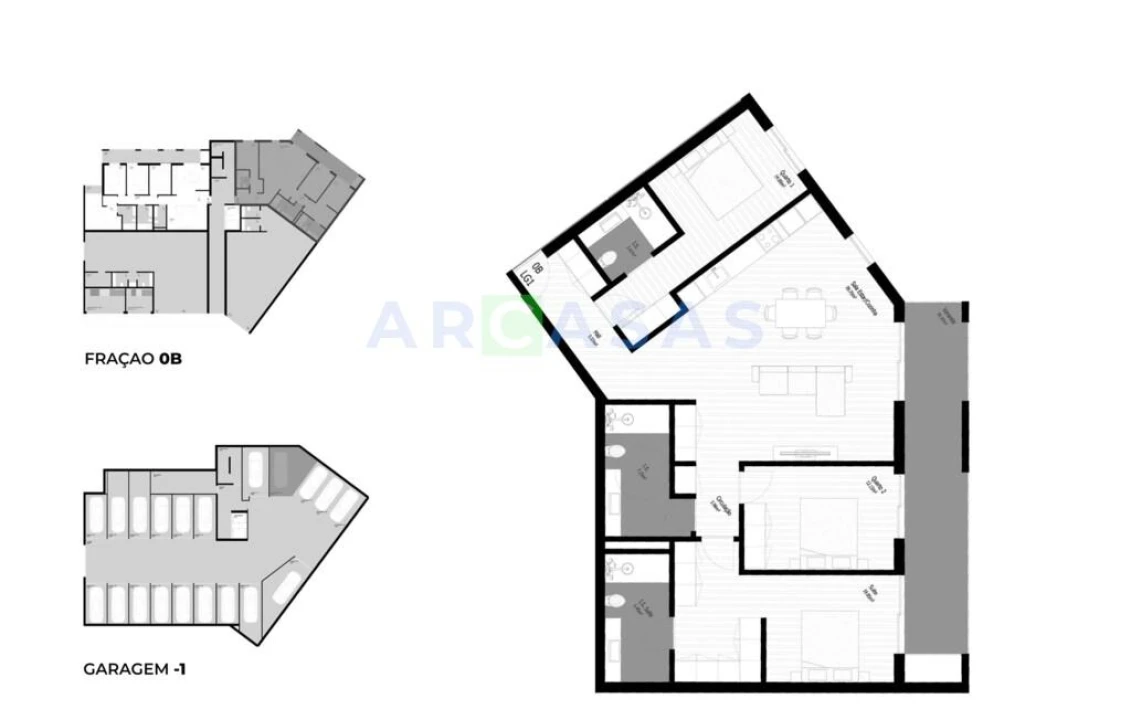 Apartamento T3 para Venda em Pedrouços Foto 14