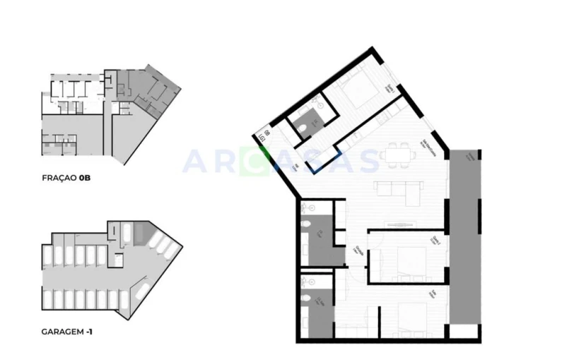 Apartamento T3 para Venda em Pedrouços Foto 14