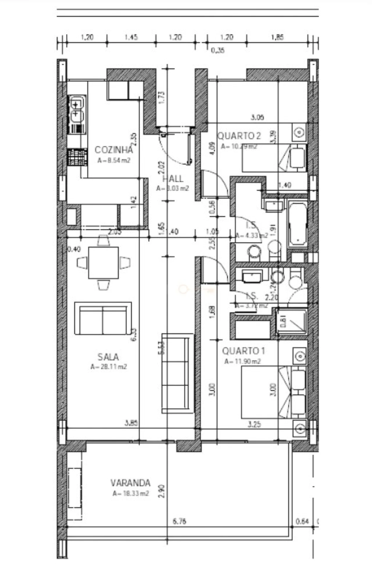 Apartamento T2 para Venda em Mexilhoeira Grande Foto 25