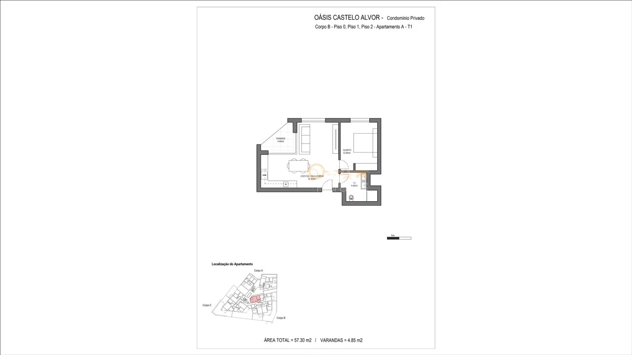Apartamento T1 para Venda em Alvor Foto 23