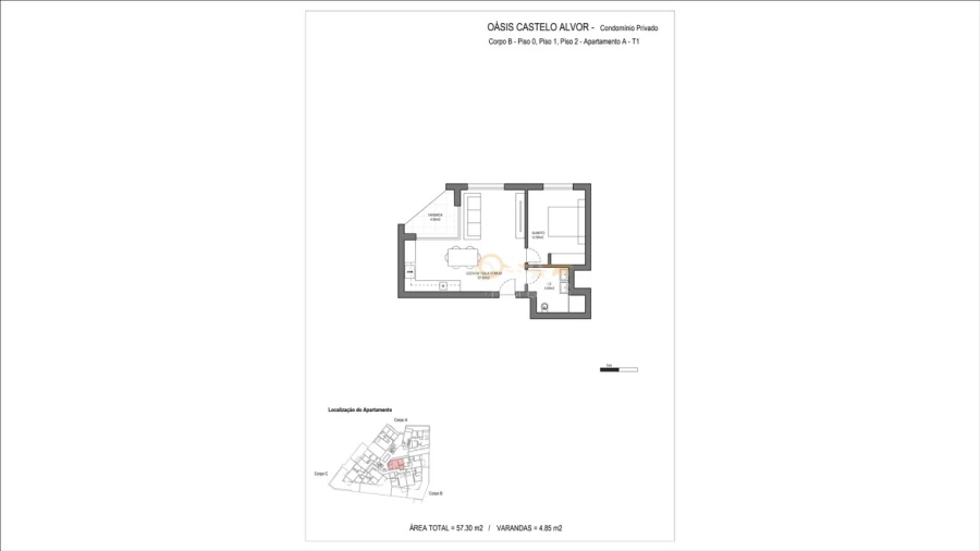 Apartamento T1 para Venda em Alvor Foto 23