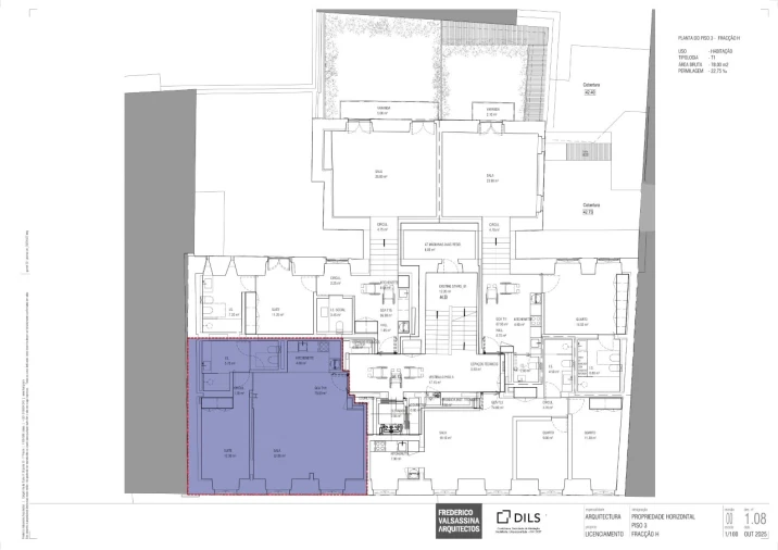 Apartamento T1 para Venda em Santa Maria Maior Planta 1