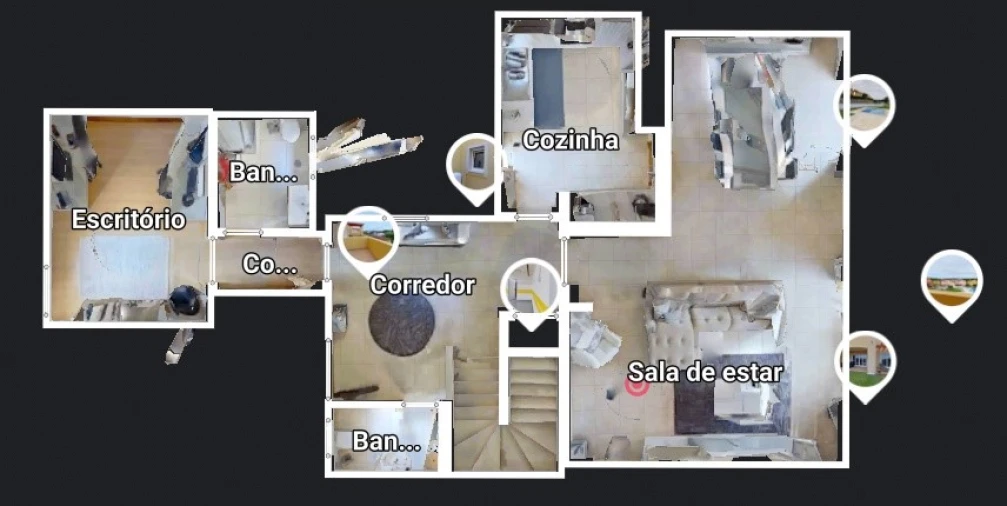Moradia T3 para Venda em Quarteira Planta 1