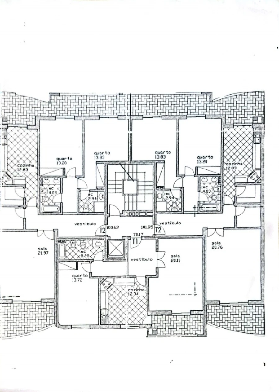 Apartamento T2 para Venda em Montenegro Planta 1