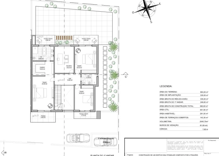 Moradia T4 para Venda em Almancil Planta 3