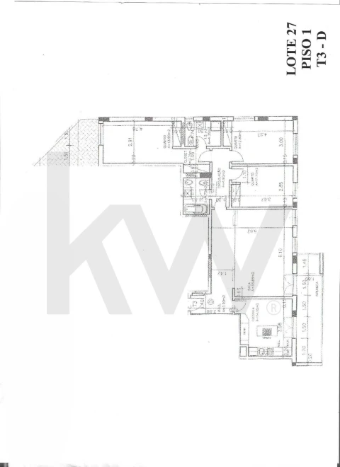 Apartamento T3 para Venda em Mina de Água