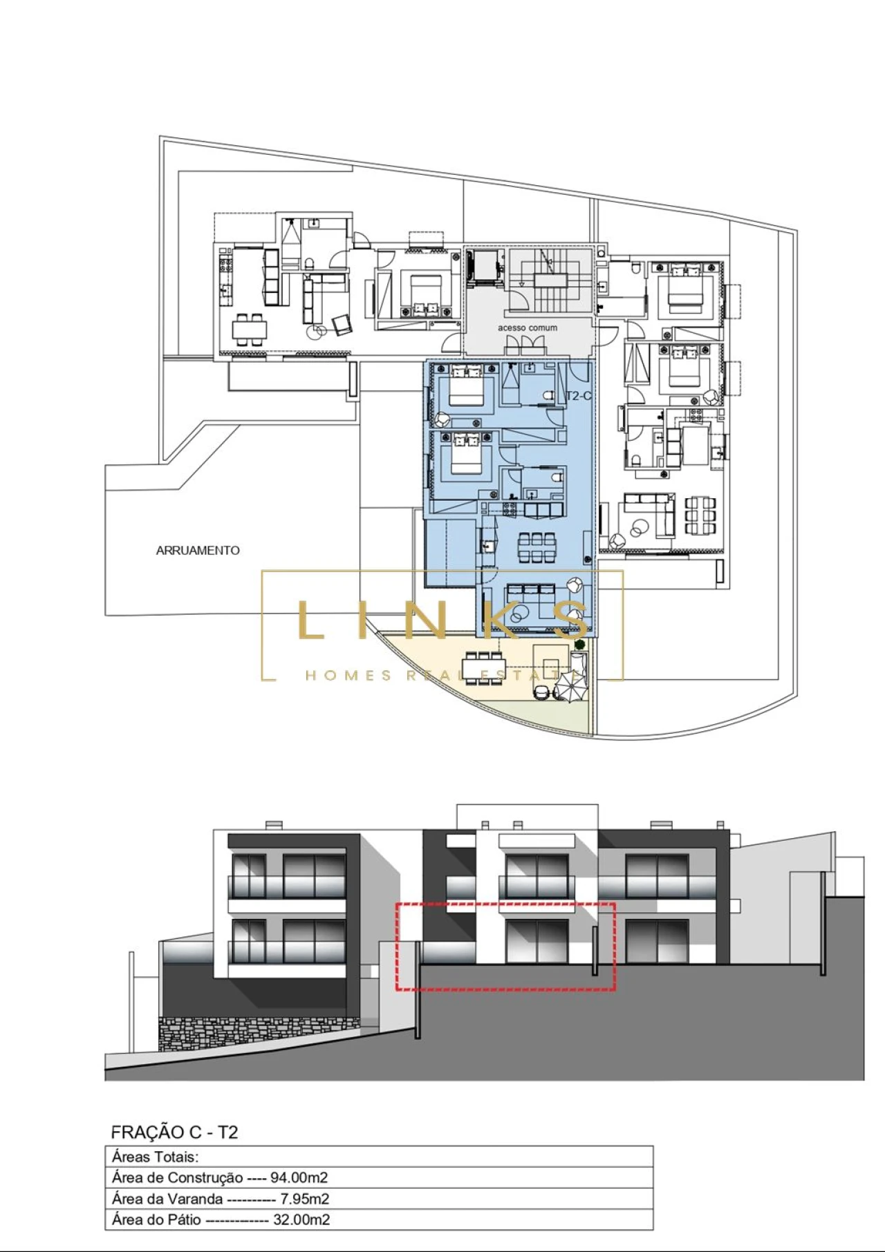 Apartamento T2 para Venda em Santo Antonio Foto 7