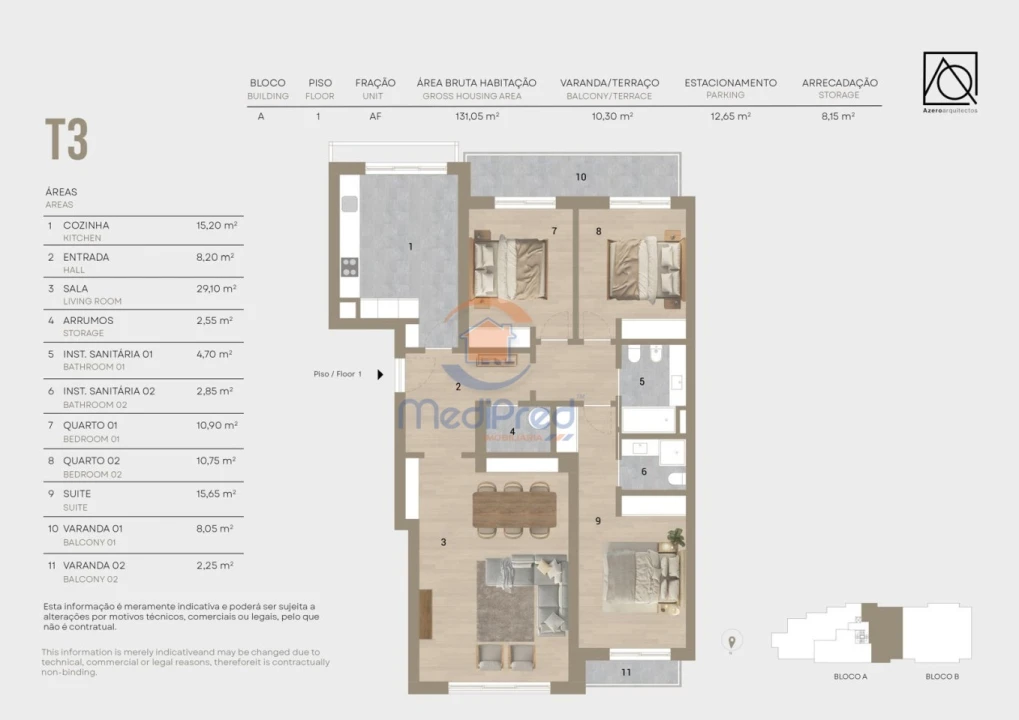 Apartamento T3 para Venda em Montijo e Afonsoeiro Foto 4
