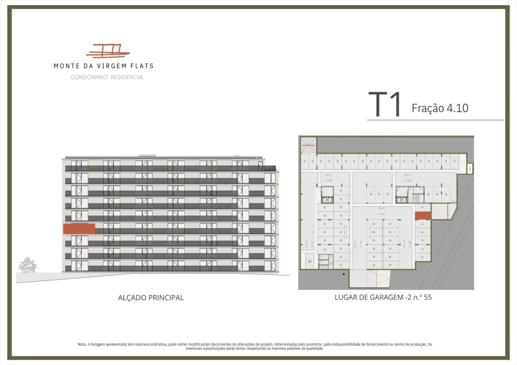 Apartamento T1 para Venda em Vilar de Andorinho Planta 2