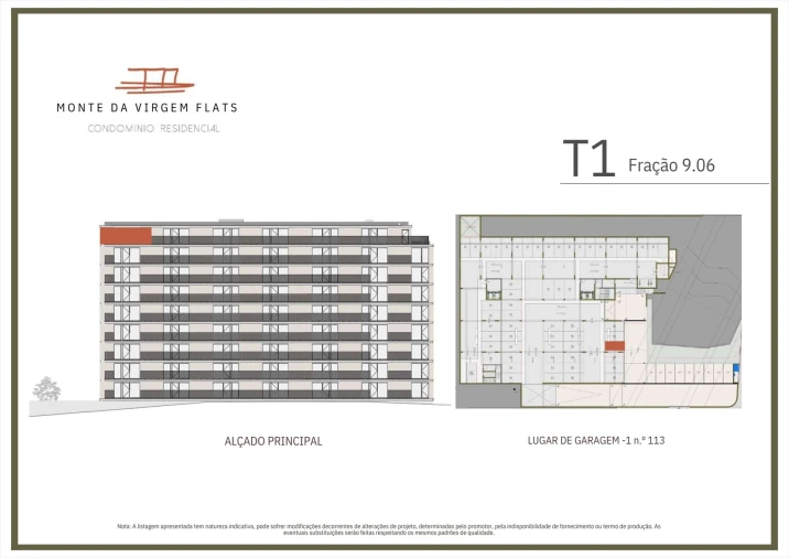 Apartamento T1 para Venda em Vilar de Andorinho Planta 1