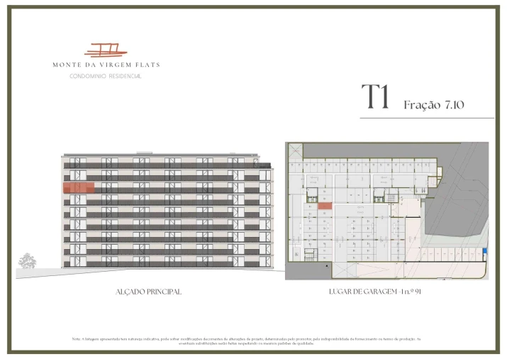 Apartamento T1 para Venda em Vilar de Andorinho Planta 2