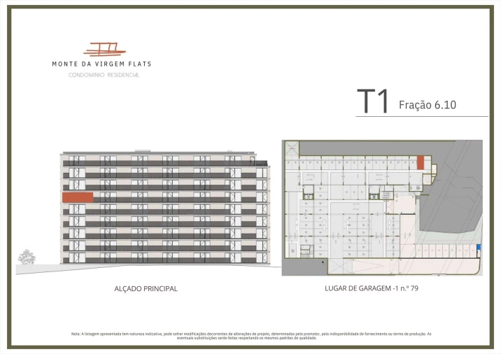 Apartamento T1 para Venda em Vilar de Andorinho Planta 2