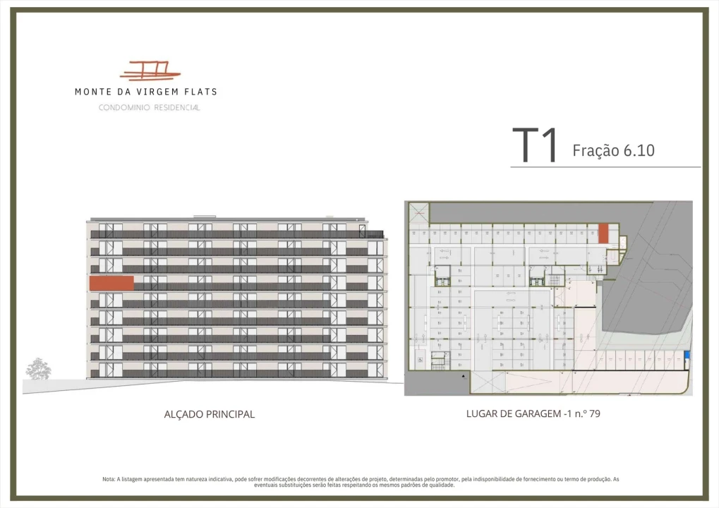 Apartamento T1 para Venda em Vilar de Andorinho Planta 2