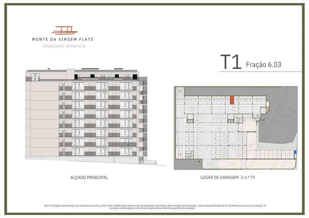 Apartamento T1 para Venda em Vilar de Andorinho Planta 2