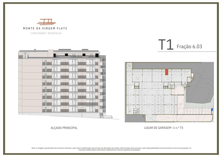 Apartamento T1 para Venda em Vilar de Andorinho Planta 2