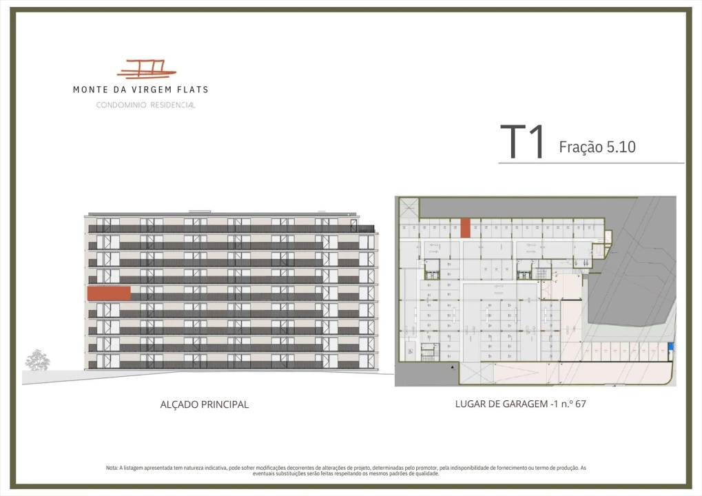 Apartamento T1 para Venda em Vilar de Andorinho Planta 2