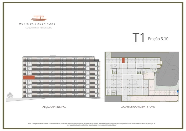 Apartamento T1 para Venda em Vilar de Andorinho Planta 2
