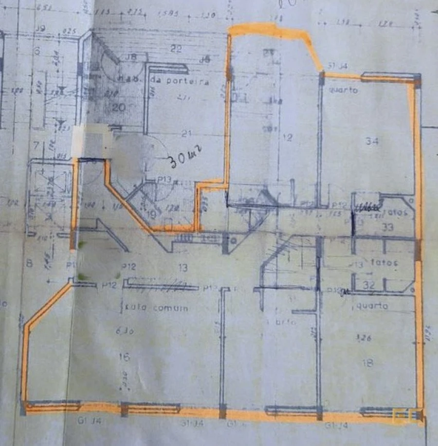 Apartamento T3 para Venda em Buarcos Planta 1