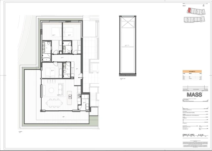 Apartamento T4 para Venda em Aldoar, Foz do Douro e Nevogilde Planta 1