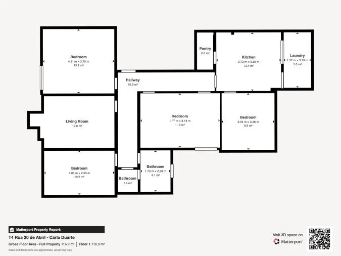 Apartamento T4 para Venda em Alto do Seixalinho, Santo André e Verderena Planta 1