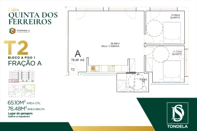 Apartamento T2 para Venda em Tondela e Nandufe