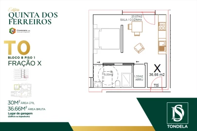 Apartamento T0 para Venda em Tondela e Nandufe
