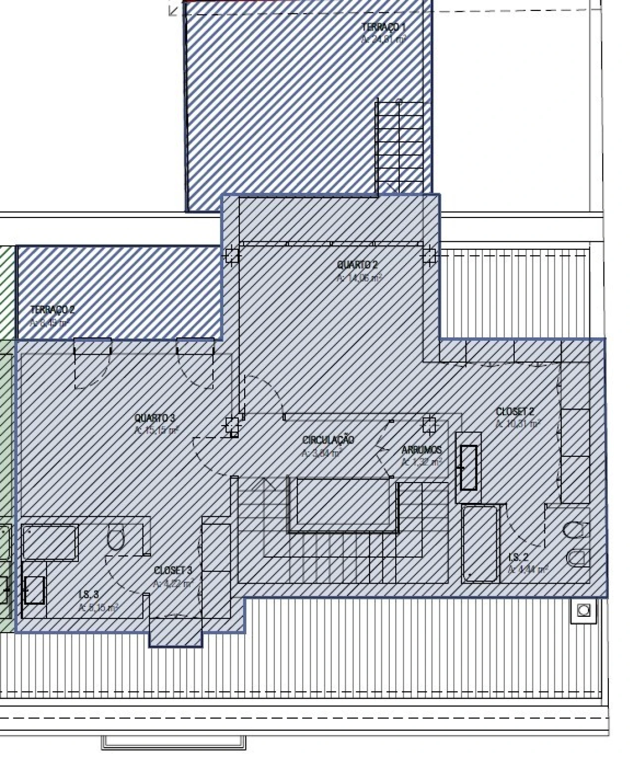 Apartamento T3 para Venda em Cascais e Estoril Planta 2
