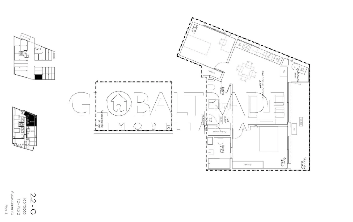 Apartamento T2 para Venda em Gulpilhares e Valadares Foto 16