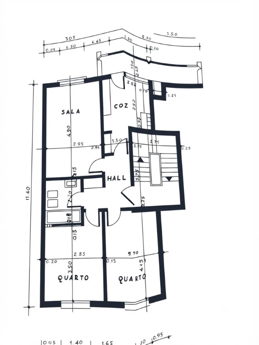 Apartamento T2 para Venda em Venteira Planta 1