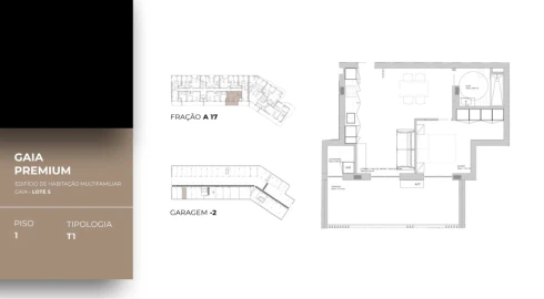 Apartamento T1 para Venda em Oliveira do Douro