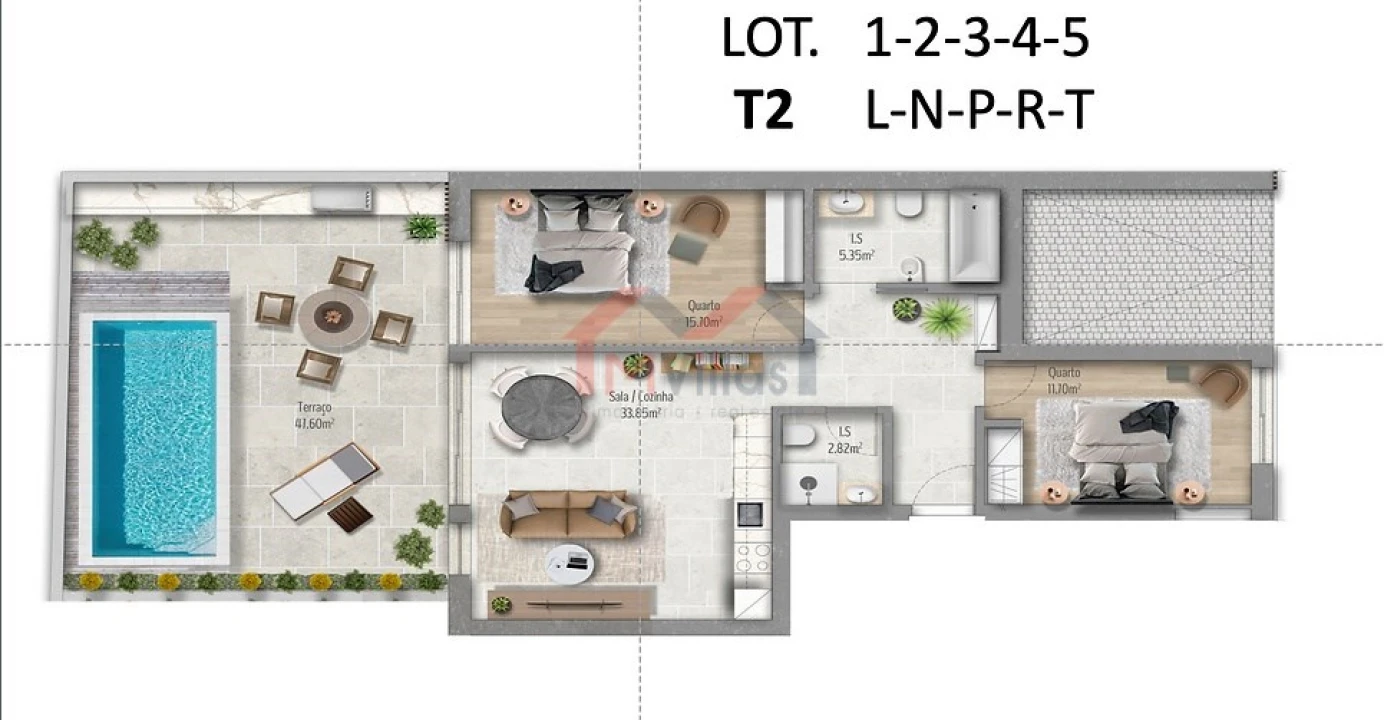 Apartamento T2 para Venda em Loule (São Clemente) Foto 17