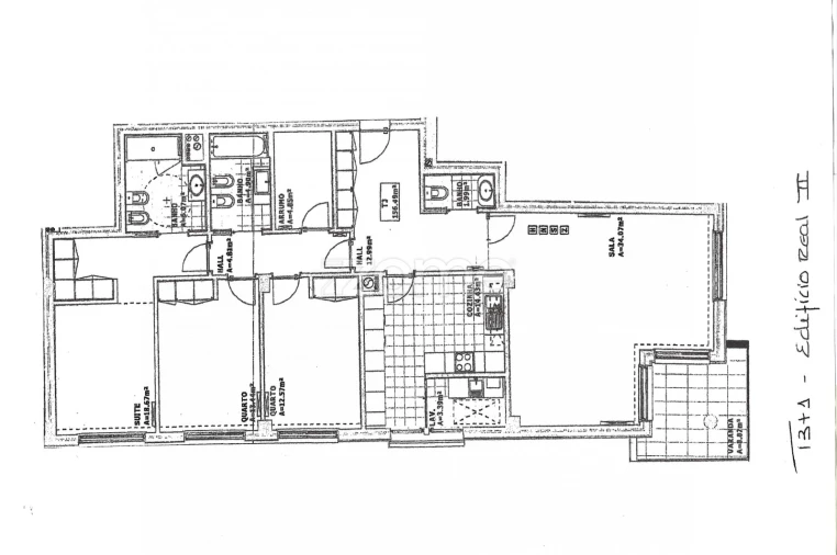 Apartamento T4 para Venda em Aguas Santas Planta 1