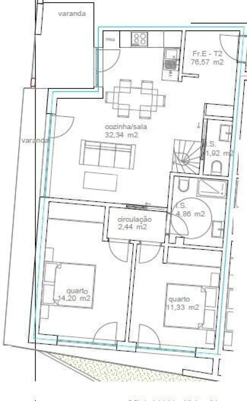 Apartamento T2 para Venda em Tondela e Nandufe