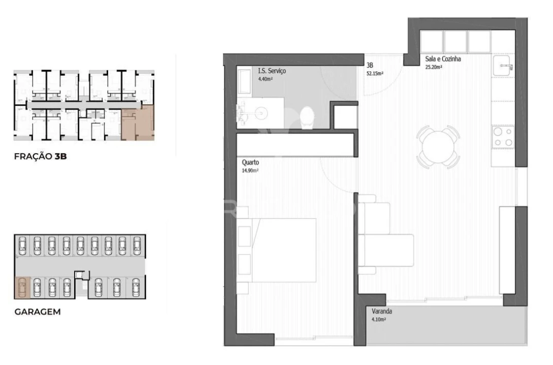 Apartamento T1 para Venda em Vila Praia de Ancora Foto 9