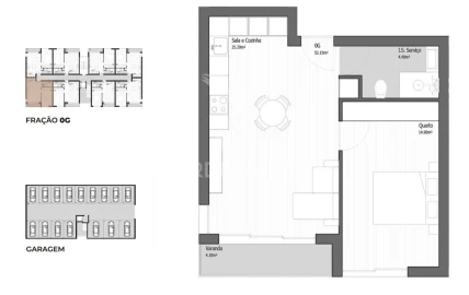 Apartamento T1 para Venda em Vila Praia de Ancora