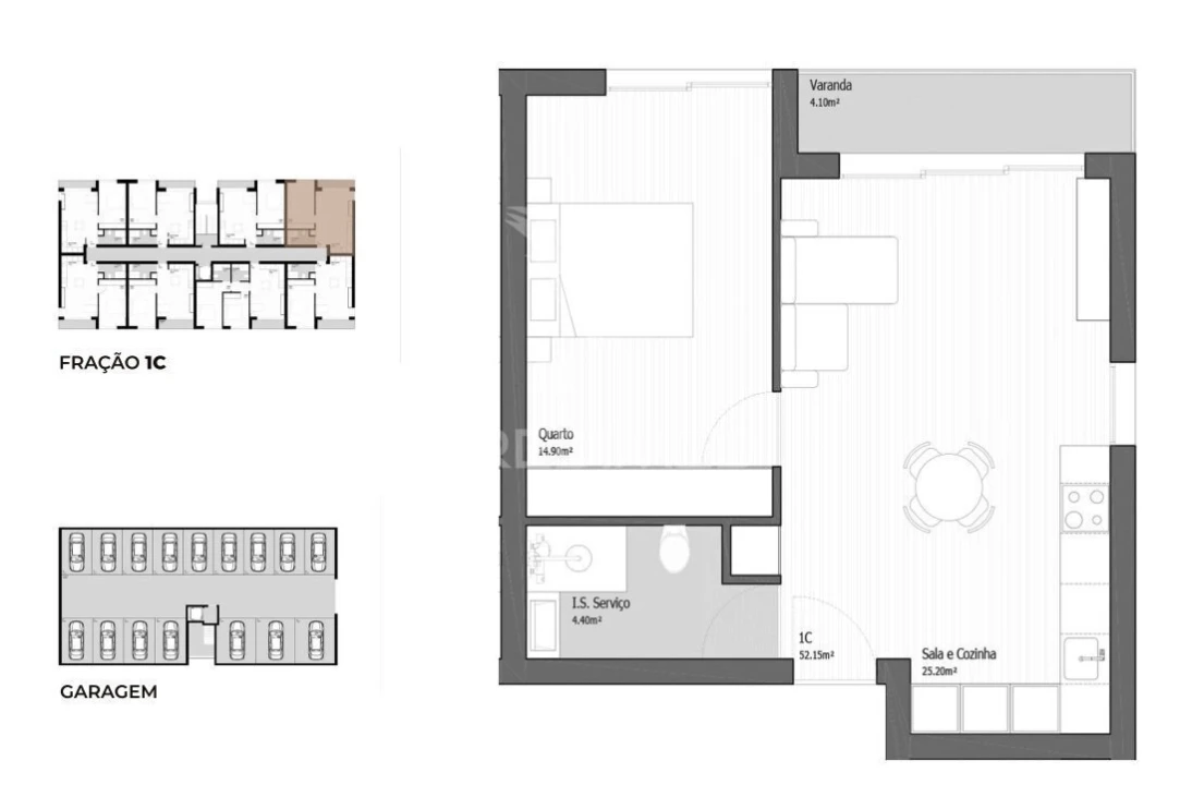 Apartamento T1 para Venda em Vila Praia de Ancora Foto 9