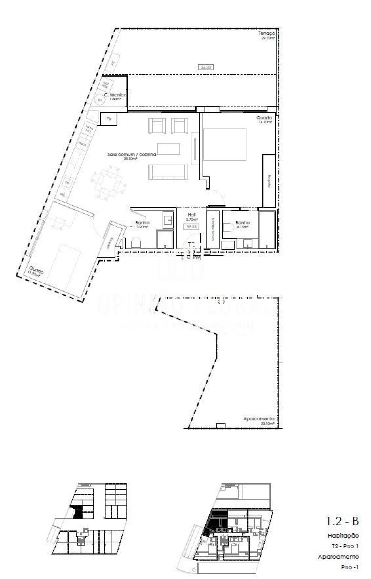 Apartamento T2 para Venda em Gulpilhares e Valadares Foto 14