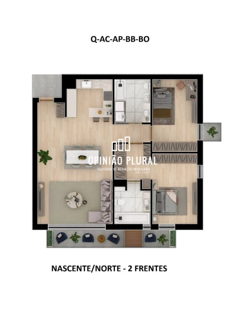 Apartamento T2 para Venda em Avintes