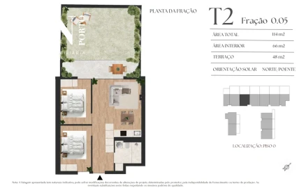 Apartamento T2 para Venda em Vilar de Andorinho
