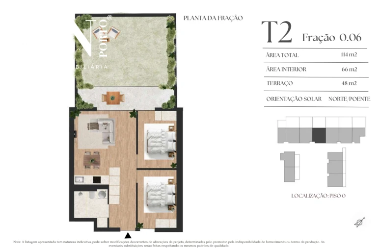 Apartamento T2 para Venda em Vilar de Andorinho Foto 8
