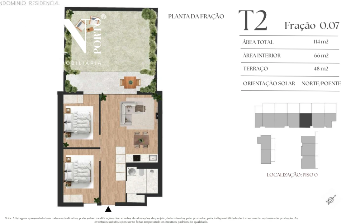 Apartamento T2 para Venda em Vilar de Andorinho Foto 8