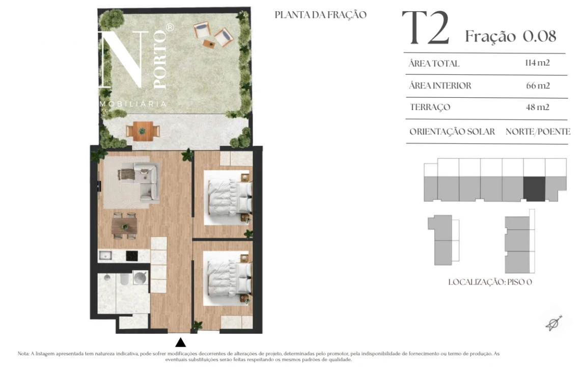Apartamento T2 para Venda em Vilar de Andorinho Foto 8