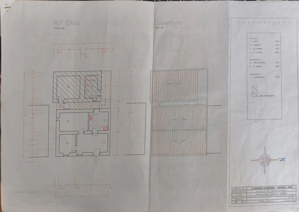 Moradia T2 para Venda em Aljezur Planta 3