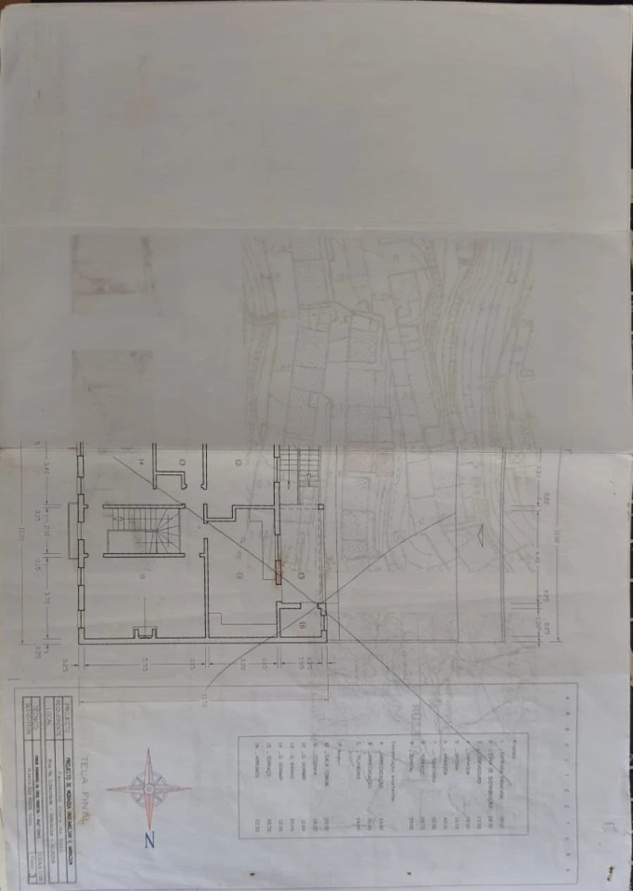 Moradia T2 para Venda em Aljezur Planta 1