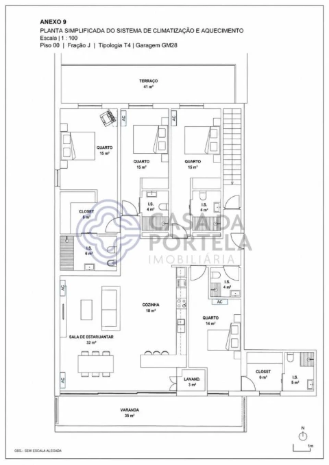 Apartamento T4 para Venda em Olhão