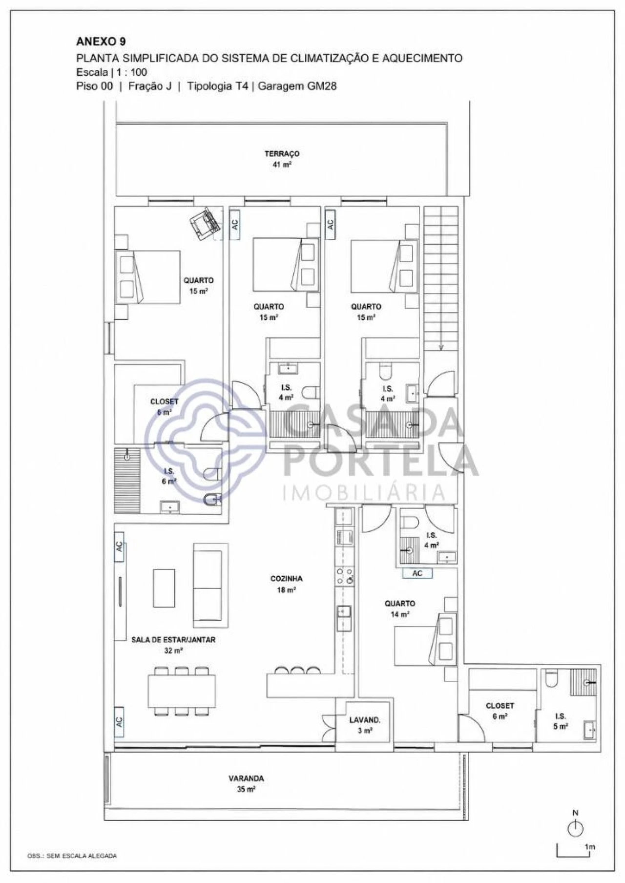 Apartamento T4 para Venda em Olhão Foto 41