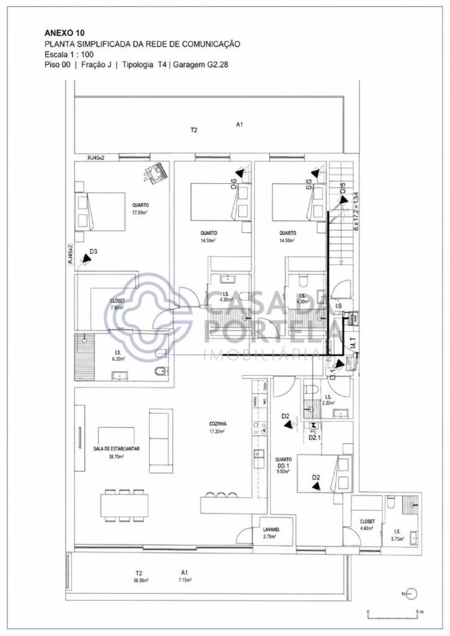 Apartamento T4 para Venda em Olhão Foto 34