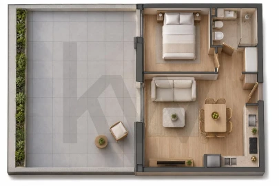 Apartamento T1 para Venda em São Felix da Marinha