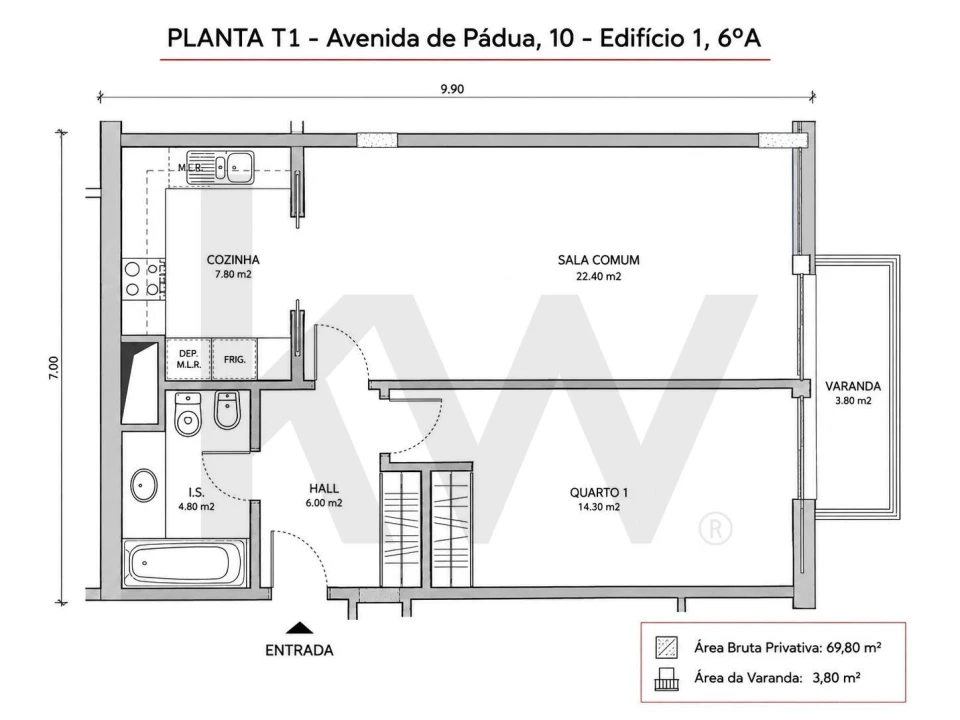 Apartamento T1 para Arrendamento em Olivais Foto 21